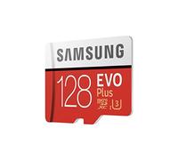 Samsung MB-MC128GA/EU Carte mémoire MicroSD Evo Plus 128G avec adaptateur SD - Rouge/Blanc