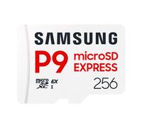 Samsung P9 Express microSD-Express 256 Go, Carte mémoire pour Console de Jeux, Vitesses de Lecture/écriture jusqu'à 800 Mo/s, pour vidéo 4K UHD et appareils Photo, MB-MK256T/WW