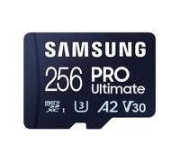 Samsung Carte Mémoire MicroSDXC, PRO Ultimate MB-MY256SA/WW, 256 Go, vitesse de lecture jusqu'à 200 Mo/s, fournie avec adaptateur SD