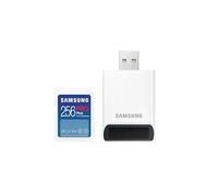 Carte Samsung PRO Plus SDXC 256 Go UHS-I + lecteur SD pleine taille (2023)