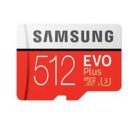 Samsung EVO Plus MB-MC512GA - Carte mémoire flash (adaptateur microSDXC vers SD inclus(e)) - 512 Go - UHS-I U3 - microSDXC UHS-I G