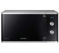 samsung micro-ondes grill 23l 800w silver mg23k3614as