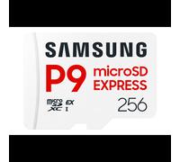 Samsung P9 Express microSD-Express 256 Go, Carte mémoire pour Console de Jeux, Vitesses de Lecture/écriture jusqu'à 800 Mo/s, pour vidéo 4K UHD et appareils Photo, MB-MK256T/WW