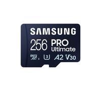 Samsung MicroSDXC 256Go UHS-I U3 V30 A2, Lecture 200Mo/s, Écriture 130Mo/s, Résistante (Eau/Température/Rayons X), Adaptateur SD inclus