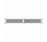 Samsung Milanese Band Bracelet en acier inoxydable pour Galaxy Watch4 44 mm, Watch5 44 mm, Watch6 44 mm, Silver