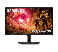 Samsung Moniteur Gaming Odyssey G5 (S27FG506EU), Flat, 27", 2560x1440 (QHD), IPS, 180 Hz, 1ms, Compatibilité G-Sync, HDMI, Display Port, Entrée audio, HAS, Pivot