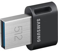 Samsung MUF-512AB Clé USB 512 Go USB type A 3.2 Gen 1 (3.1 Gen 1) Noir, acier inoxydable