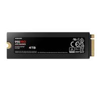 Samsung MZ-V9P4T0GW SSD interne 990 Pro PCIe Gen4 M.2 NVMe avec dissipateur - 4 To