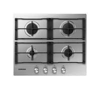 Samsung NA64H3010AS Table de cuisson encastrable à gaz, 4 brûleurs, inox