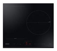 Samsung NZ63B5046GK - Table de cuisson à induction - 3 plaques de cuisson - Niche - largeur : 56 cm - profondeur : 48 cm - avec avant biseauté Verre Noir G