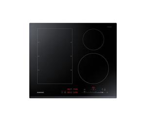 Samsung NZ64K7757BK, Intégré, Plaque avec zone à induction, Verre-céramique, Noir, 1400 W, 14,5 cm