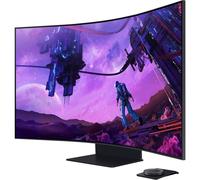 Samsung Odyssey Ark S55BG970NU - G97NB Series - moniteur QLED - incurvé - 55" - 3840 x 2160 4K @ 165 Hz - VA - 600 cd/m² - 1000000:1 - HDR10+ - 1 ms - 4xHDMI - haut-parleurs - noir