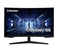 SAMSUNG ODYSSEY G5 27'' Ecran PC Gaming Incurvé 1000R, Dalle VA 27", Résolution WQHD (2560 x 1440), 144 Hz, 1ms, AMD FreeSync, HDR10, Noir