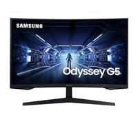 Samsung Odyssey G5 Curved Gaming Monitor C32G54TQBU 32" VA Panel WQHD Résolution AMD FreeSync Premium Temps de réponse 1 ms (MPRT) Taux de rafraîchissement 144 Hz Noir