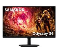 Samsung Écran Gaming Odyssey G5 G50F 32", 180Hz, QHD (2560 x 1440), 1ms, 1.000:1, Inclinable, Orientable, Pivotable, Ajustable en Hauteur, HDMI (2.0), Display Port (1.2), LS32FG502EUXEN