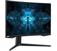 Samsung Odyssey G7 C27G75TQSR - G75T Series - écran LED - incurvé - 27" - 2560 x 1440 WQHD @ 240 Hz - VA - 600 cd/m² - 2500:1 - DisplayHDR 600 - 1 ms - HDMI, 2xDisplayPort - noir