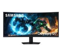 Samsung Écran Gaming Odyssey G75F 40'', 180Hz, Dalle VA incurvée 1000R, WUHD (5,120 x 2,160), 1ms, 3000:1, Inclinable, Orientable, HDMI (2.1), Display Port (1.4), Prise Casque, LS40FG750EUXEN