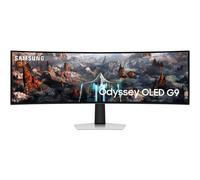 Samsung G93SC écran plat de PC 124,5 cm (49") 5120 x 1440 pixels Dual QHD OLED Argent
