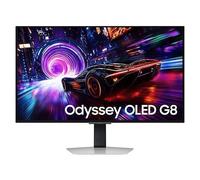 Samsung Écran PC Gaming Odyssey OLED G8-G81SF, Taille 32'', Résolution 4K (3840x2160), 240Hz, 0,03ms, 2xHDMI, DP, Ajustable en Hauteur, Orientable, Pivotable, Inclinable, LS32FG816SUXEN
