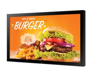 SAMSUNG OH24B Outdoor LCD 24p FHD 16:9 IP56 rated display kit with protection glass 1500nits 2xUSB 2.0 RJ45 HDMI