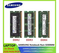 SAMSUNG ordinateur portable mémoire DDR4 DDR3 DDR2 SODIMM Ram 16GB 8GB 4GB 2GB 2400 1600 1333 800 667MHz haute Performance ordinateur portable Sodimm RAM