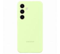 Samsung Original Coque en silicone pour Samsung Galaxy S24 Light Green Vert clair