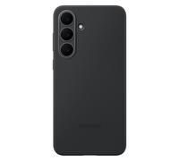 Samsung Coque en silicone pour Galaxy S25 FE – Doublure microfibre, Anti-poussière, Noir