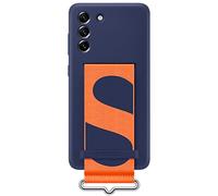 Samsung Original Coque en silicone Ring pour Samsung Galaxy S21 FE Bleu foncé Bleu foncé