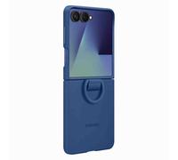 Original Coque en silicone Ring pour Samsung Galaxy Z Flip 7 - Blue