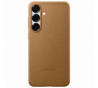 Samsung Original Coque KindSuit en Cuir Végan Samsung Galaxy S25 Plus Doré Dorée