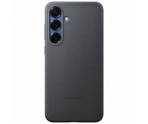 Samsung Original Coque KindSuit en Cuir Végan Samsung Galaxy S25 Plus Noir Noir