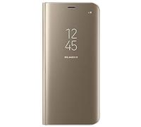 Clear View Standing Cover EF-ZG950 - Etui à rabat pour téléphone portable - or - pour Galaxy S8