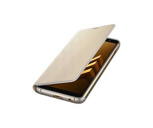 Samsung Original Etui Folio Néon pour Galaxy A8 2018 - Or