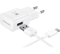 Samsung, pack chargeur secteur Samsung 15W USB-A avec câble USB-C vers USB-A 1m, blanc