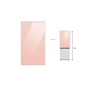 Façade Réfrigérateur et Congélateur Samsung PANNEAU HAUT 185cm CLEAN PEACH - RA-B23EUU3KGM BESPOKE