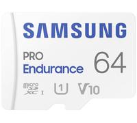 Samsung PRO Endurance Carte microSDXC 64 GB Class 10, UHS-Class 1 compatibilité vidéo 4K, avec adaptateur SD, résistance aux chocs