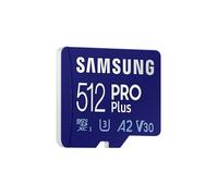 Samsung Pro Plus MB-MD512KA/EU Carte mémoire microSDXC UHS-I U3 160 Mo/s Full HD & 4K UHD avec Adaptateur SD 512 Go