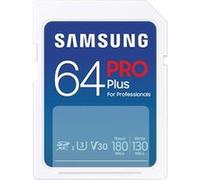 Samsung PRO Plus MB-SD64S - Carte mémoire flash - 64 Go - Video Class V30 / UHS-I U3 / Class10 - SDXC UHS-I - blanc Blanc G
