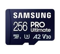 Samsung PRO Ultimate Carte microSD 256 GB Class 3 UHS-I , v30 Video Speed Class, A2 Application Performance Class avec lecteur de