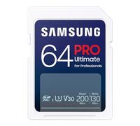 Samsung PRO Ultimate Carte SD MB-SY64S/WW, 64 Go, UHS-I, jusqu'à 200 Mo/s en Lecture
