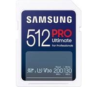 Samsung PRO Ultimate MB-SY512S - Carte mémoire flash - 512 Go - Video Class V30 / UHS-I U3 - SDXC UHS-I - blanc Blanc G