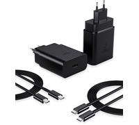 Samsung Quick Charge 45w Charger For Samsung Galaxy S25 Ultra/S25+/S25/S24 Ultra/S24+/S24/S23/S22/S21,A56,A55,A36,A16,Z Fold 6/Flip 6, Note 20 10, Tab S8 S9, Usb-C Charger Socket And 1.8 M Cable