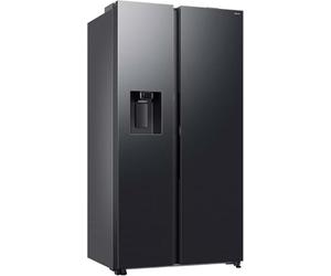 Samsung - Réfrigérateur-congélateur côte à côte RS80F66KCFEF, réfrigérateur intelligent avec compartiment congélateur, 178 cm, 634 l,acier noir