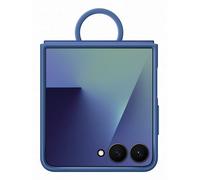 en silicone avec anneau selfie Bleu nuit pour Galaxy Z Flip 7