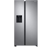 Samsung RS6GA852CSL/EG Combinaison side-by-side, 91 cm de large, 635 L, NoFrost, Réservoir d'eau, Distributeur d'eau et de glace, Twin Cooling Plus, WiFi, Ez Clean Steel