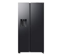 Samsung RS80F64KEFEF Side-by-Side Réfrigérateur congélateur AI 178,4 cm 634 L Distributeur de glace/eau avec raccordement à eau fixe, AI Voice Control & Energy Mode, Black Steel