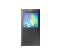 Samsung S View EF-CA700B - Étui à rabat pour téléphone portable - Charbon - pour Galaxy A7
