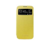 Samsung S View Ef-Ci950b - Étui À Rabat Pour Téléphone Portable - Polyuréthane, Polycarbonate - Jaune - Pour Galaxy S4