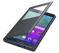 Samsung Étui à rabat S View EF-CA700B pour Galaxy A7 Charbon