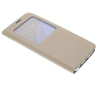 Samsung - Étui à fenêtre Or Original pour Samsung Galaxy S7 Edge